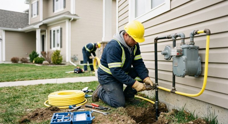 Residential Gas Piping in Fredericksburg, VA